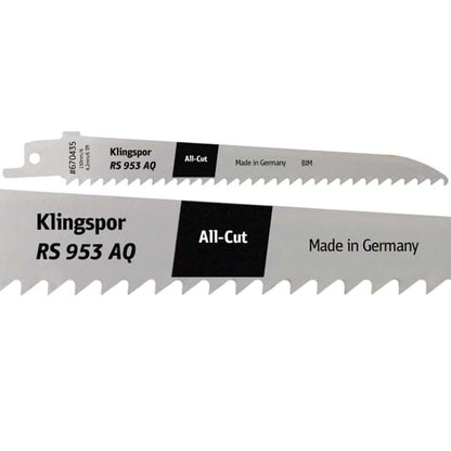 Hoja de Sierra Sable RS953 AQ All - CUT 230mm 5 Pzas - Klingspor - Herram.cl