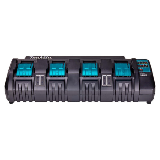 Cargador de baterías Cuádruple 18 V LXT (DC18SF) - Makita - Herram.cl