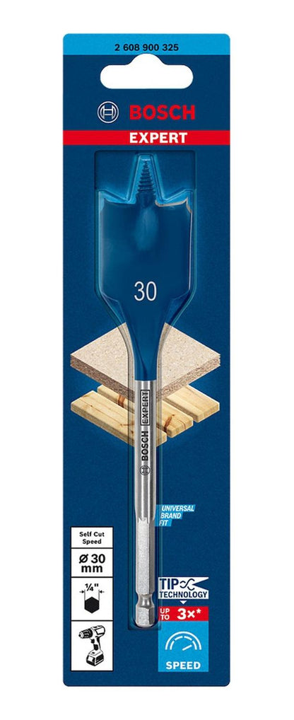Broca Paleta Expert Self Cut Speed 30 X 152mm – Bosch - Herram.cl