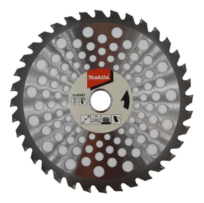 Disco Sierra Desbrozadora 230x25,4x1,25mm 36d Makita D - 65981 - Herram.cl