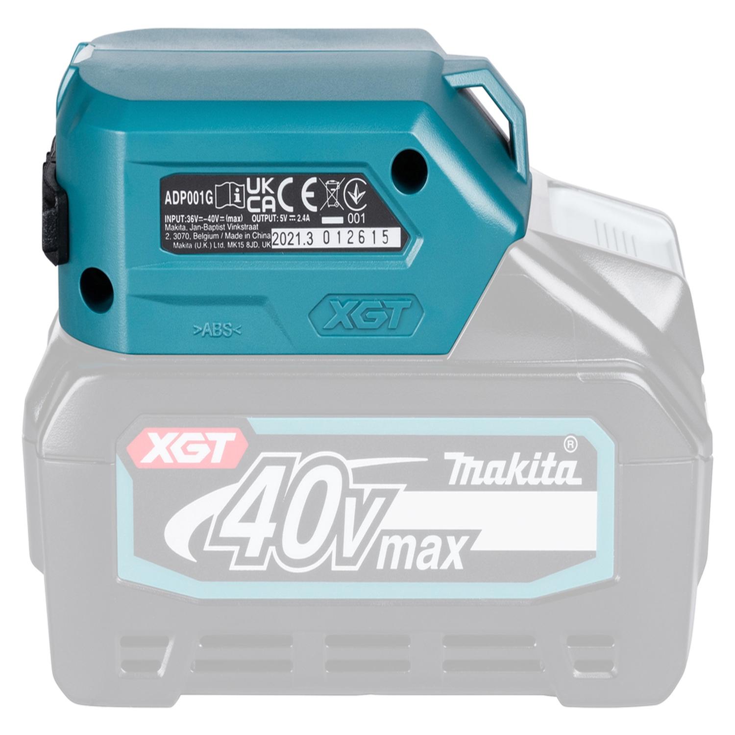 Adaptador USB Tipo A DC5 V 2 X 2.4 Ah Para Baterías XGT - Makita - Herram.cl