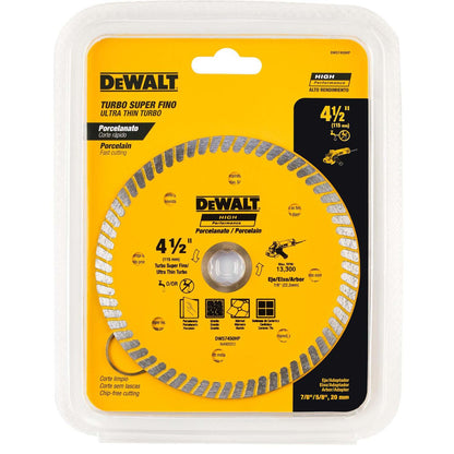 Disco Diamantado Ranurado 4 - 1/2'' Porcelanato - DeWALT - Herram.cl