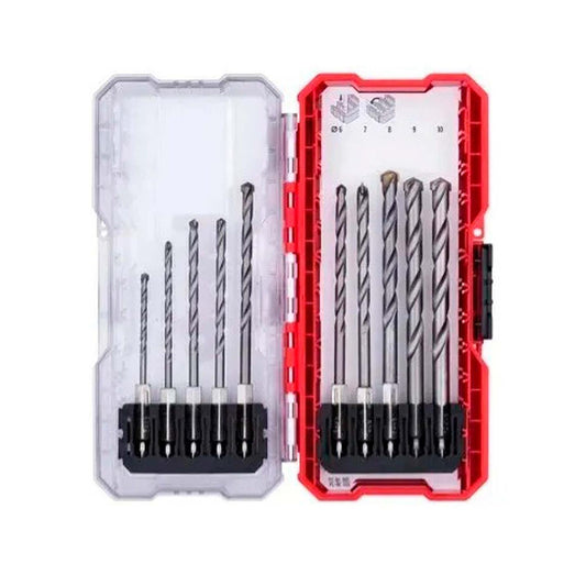 Juego de Brocas Para Mamposteria S - CASE 10 Pzas - kwb - Herram.cl