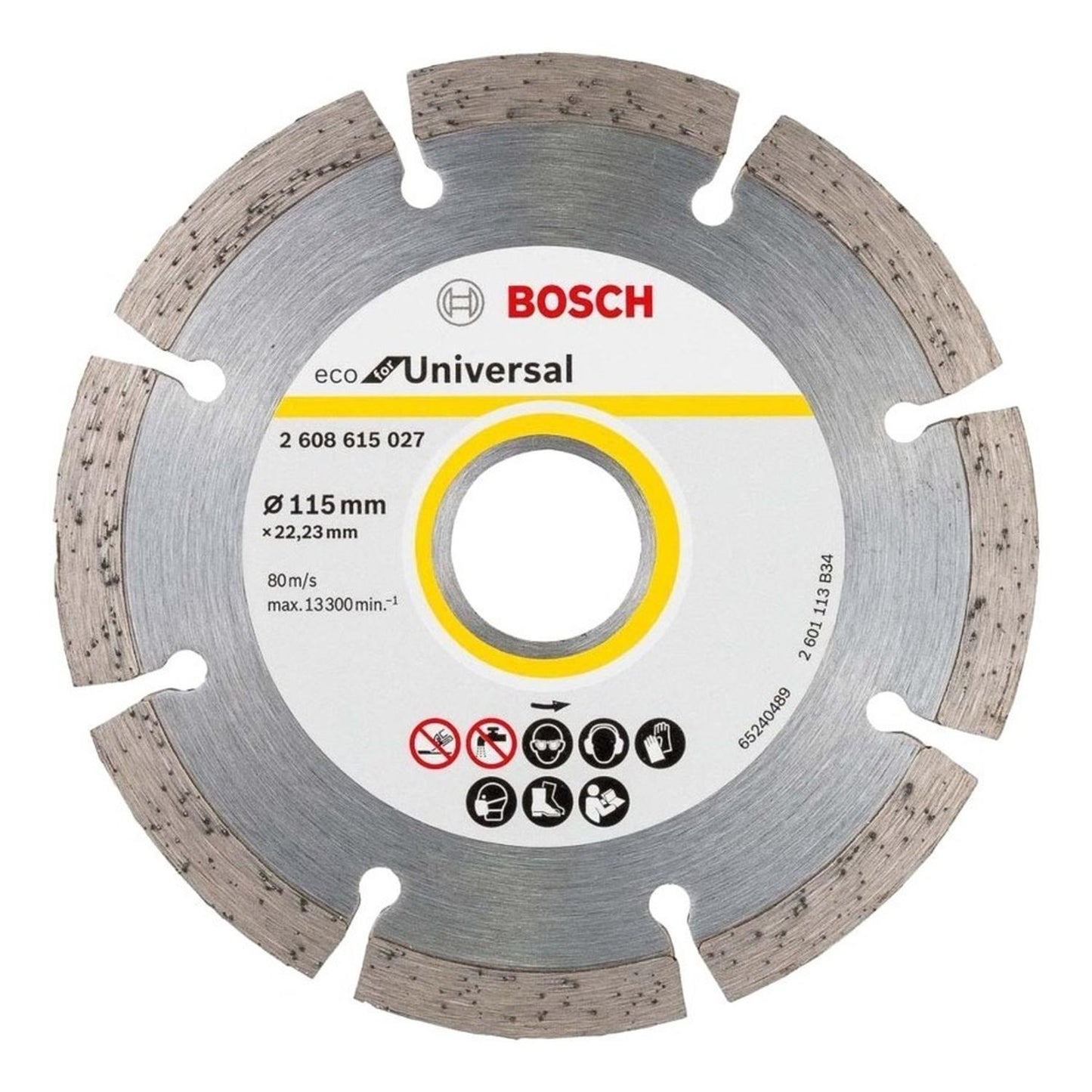 Disco Diamantado Segmentado Universal 115mm (4 - 1/2'') - Bosch - Herram.cl