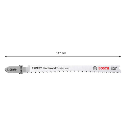 Hoja Caladora Bosch Expert T308BFP Madera Dura Angular 2 Pzs - Herram.cl