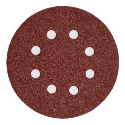 Pack 10 Discos Lija Con Velcro 125mm (5'') G60 - Makita - Herram.cl