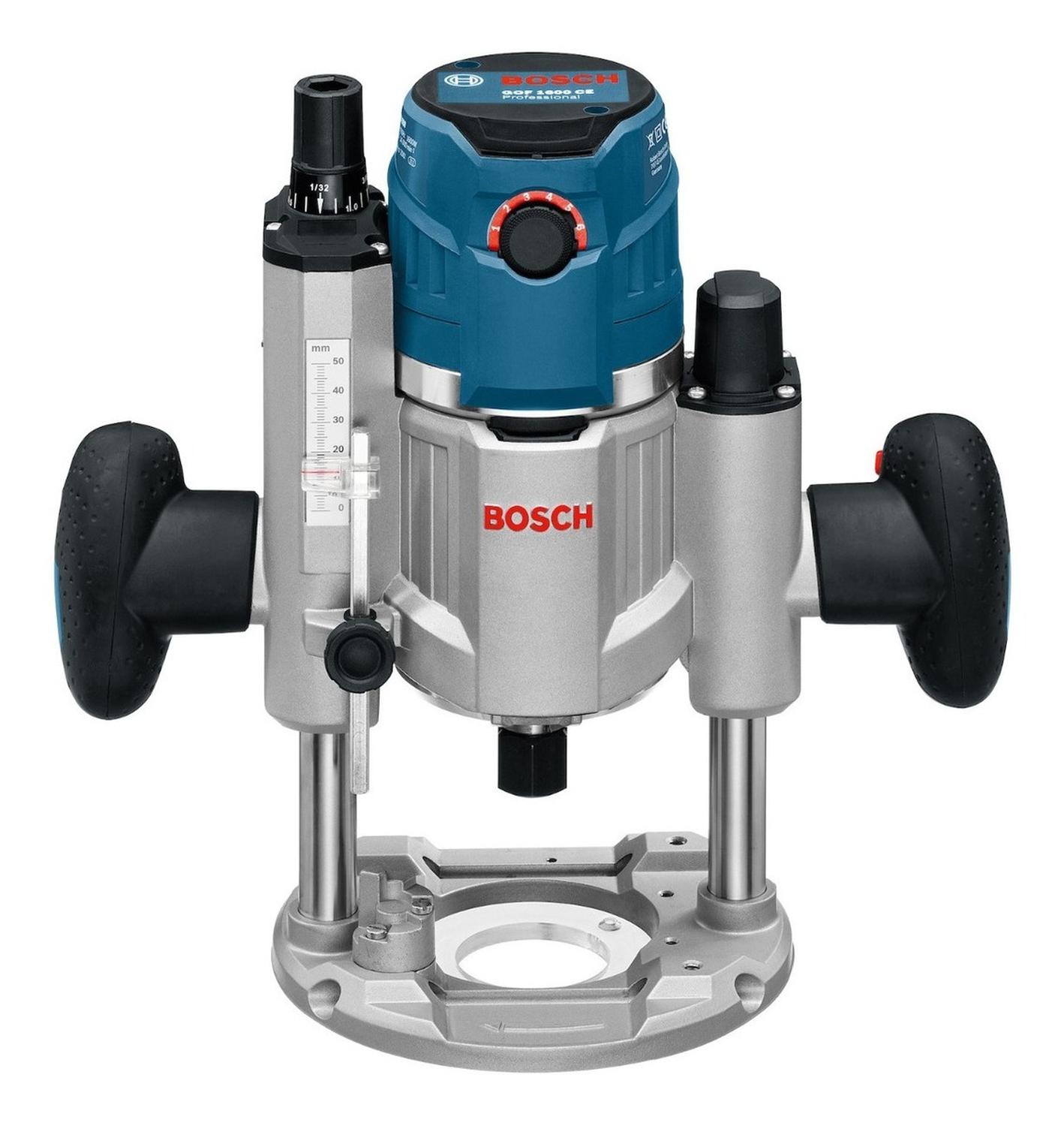 Fresadora Con Base Bosch Gof 1600 Ce Bosch - Herram.cl