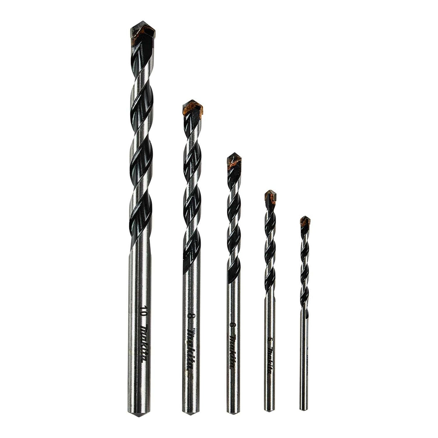 Set Brocas Multimaterial 4, 5, 6, 8, 10mm 5 Pzas - Makita - Herram.cl
