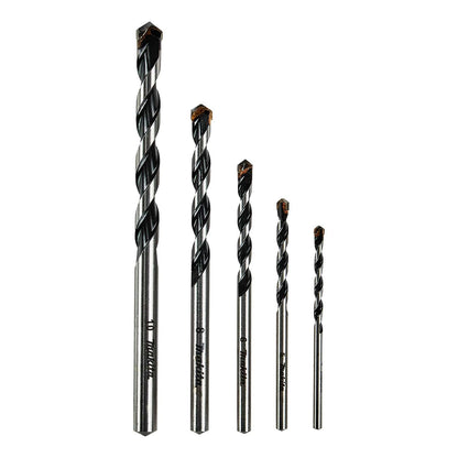 Set Brocas Multimaterial 4, 5, 6, 8, 10mm 5 Pzas - Makita - Herram.cl