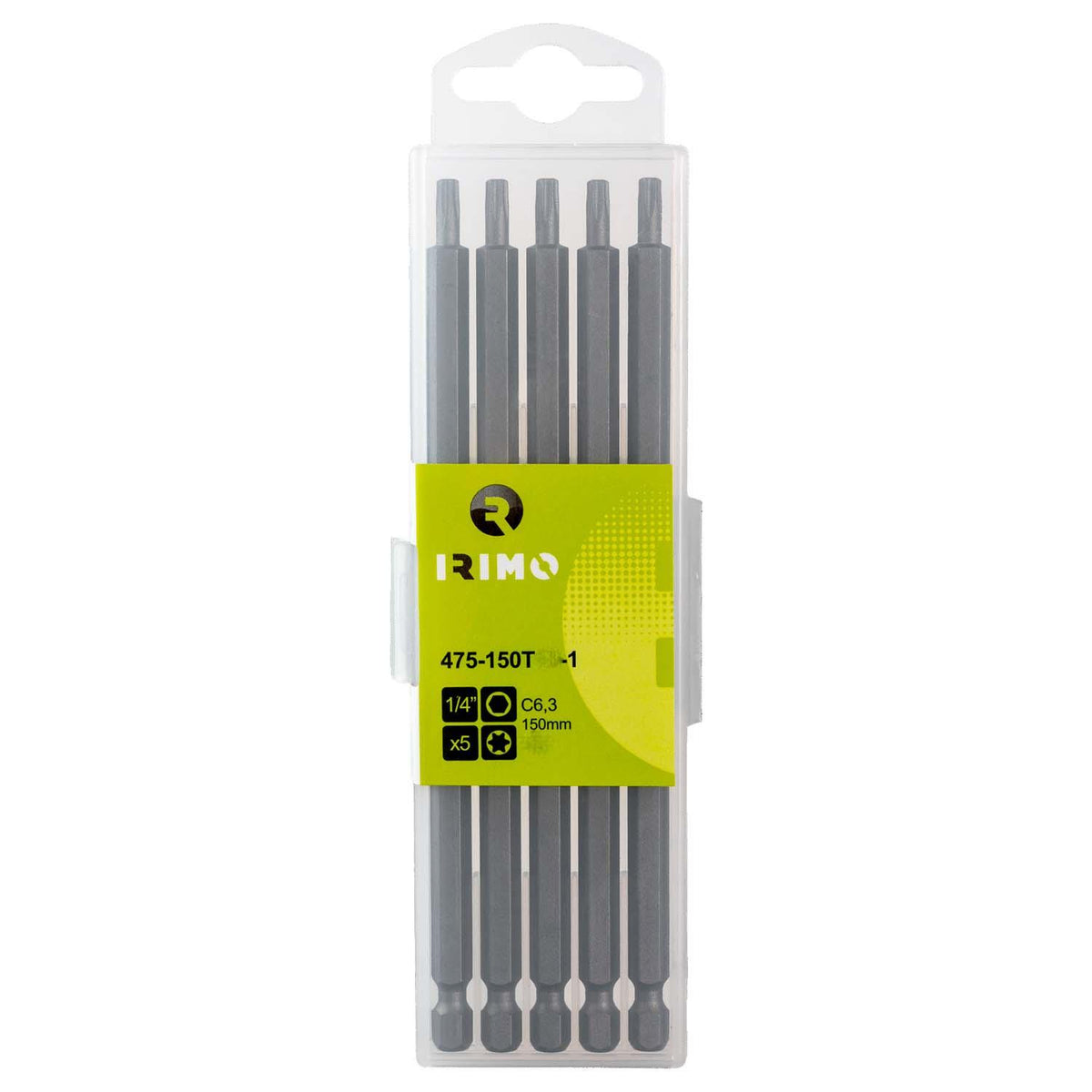 Puntas De Atornillar TORX T15x150mm 5 Pzas - Irimo - Herram.cl