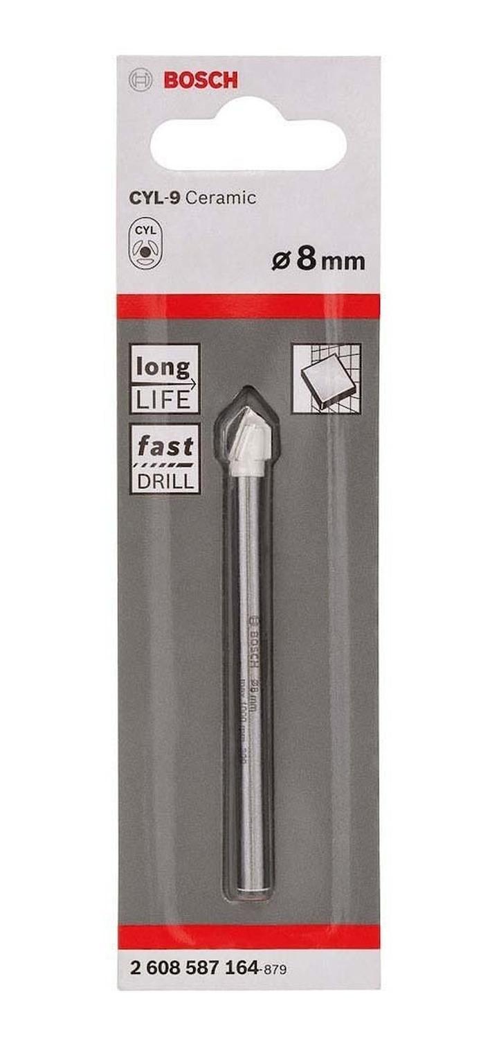 Broca Para Ceramina Y Azulejos 8mm Bosch - 2608.587.164 - 000 - Herram.cl