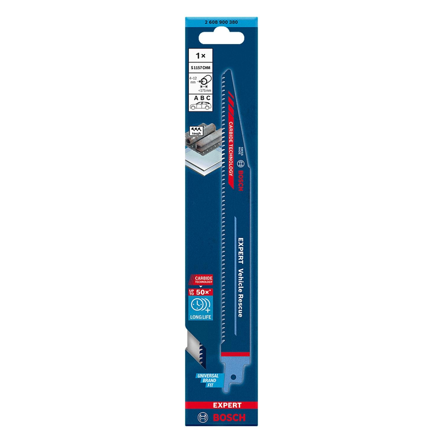 Hoja Sierra Sable EXPERT S1157CHM 225mm / 8 TPI - Bosch - Herram.cl