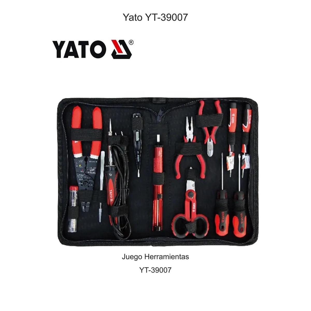 Juego Herramientas Yato YT-39007 13 Piezas Con Estuche - Herram.cl