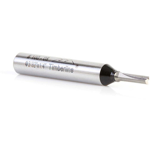 Fresa Recta 2 Filos 3/32''x 1/4'' Toma 1/4'' - Timberline - Herram.cl