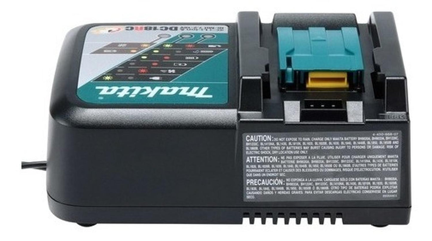 Cargador Rápido DC18RC Makita 18V Li - ion LXT 630718 - 5 - Herram.cl