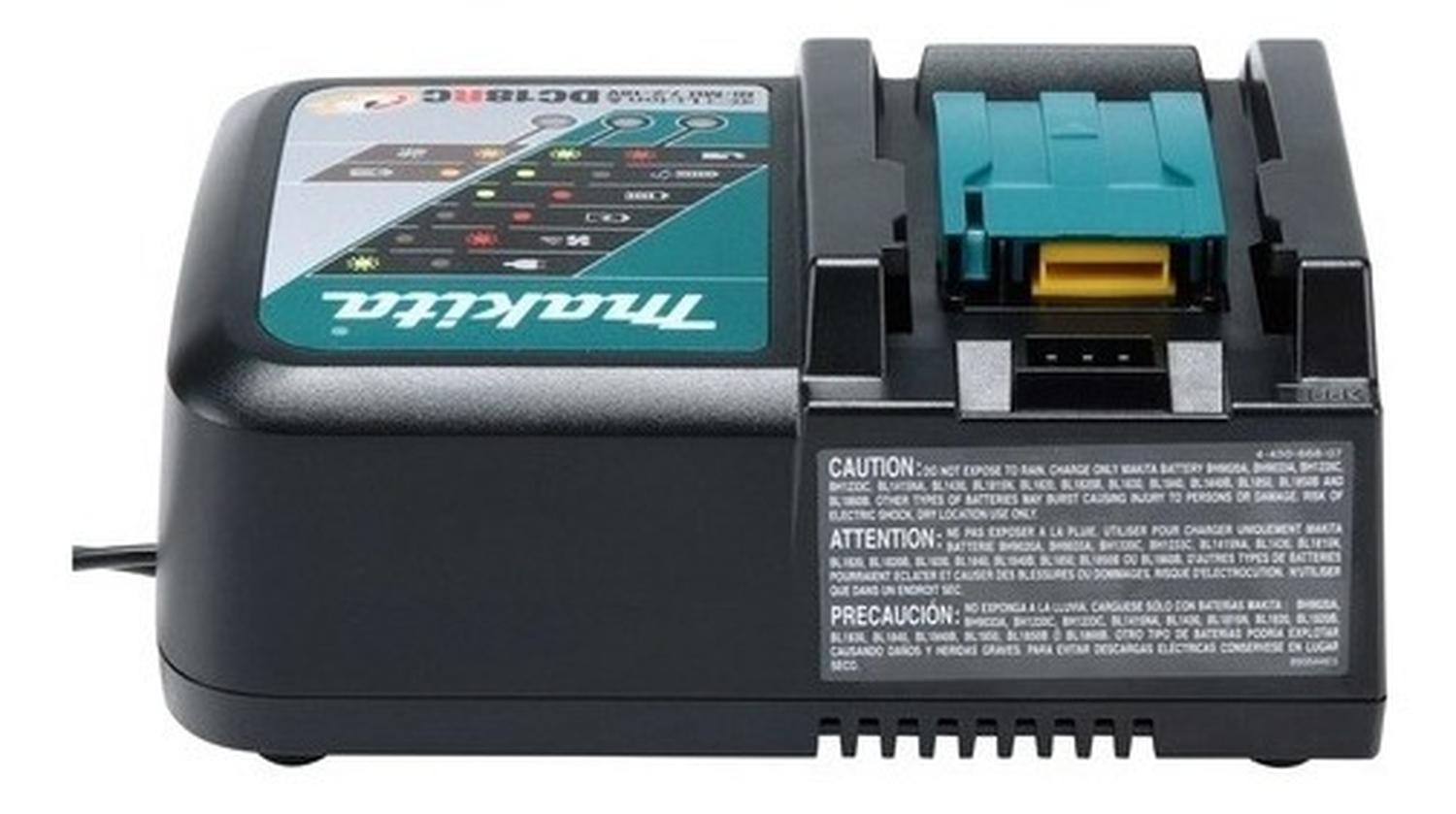 Cargador Rápido DC18RC Makita 18V Li - ion LXT 630718 - 5 - Herram.cl