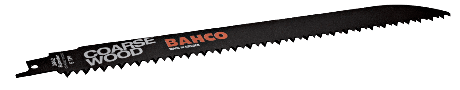 Pack 2 Hojas De Sierra Sable HCS Madera Gruesa 300mm - Bahco - Herram.cl