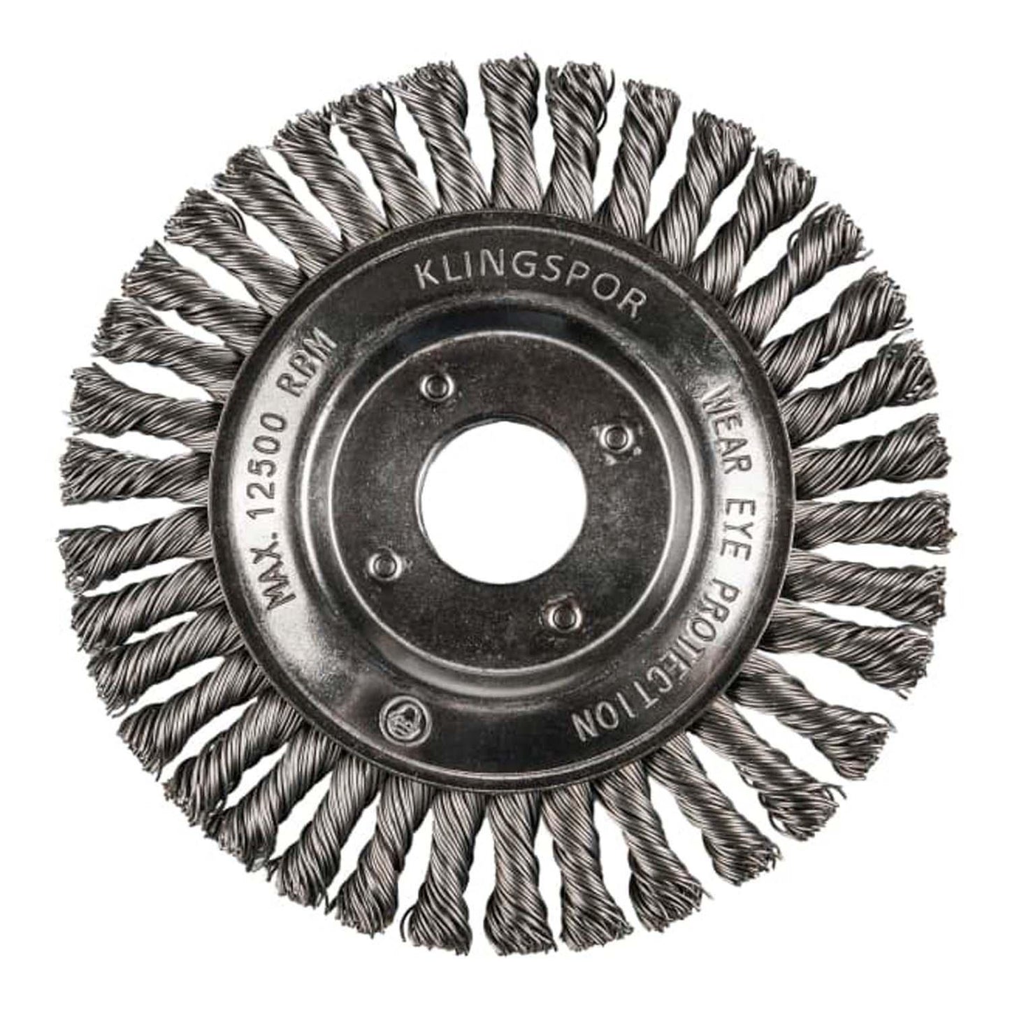 Grata Circular Trenzada BR600Z 115x6x22,23mm - Klingspor - Herram.cl