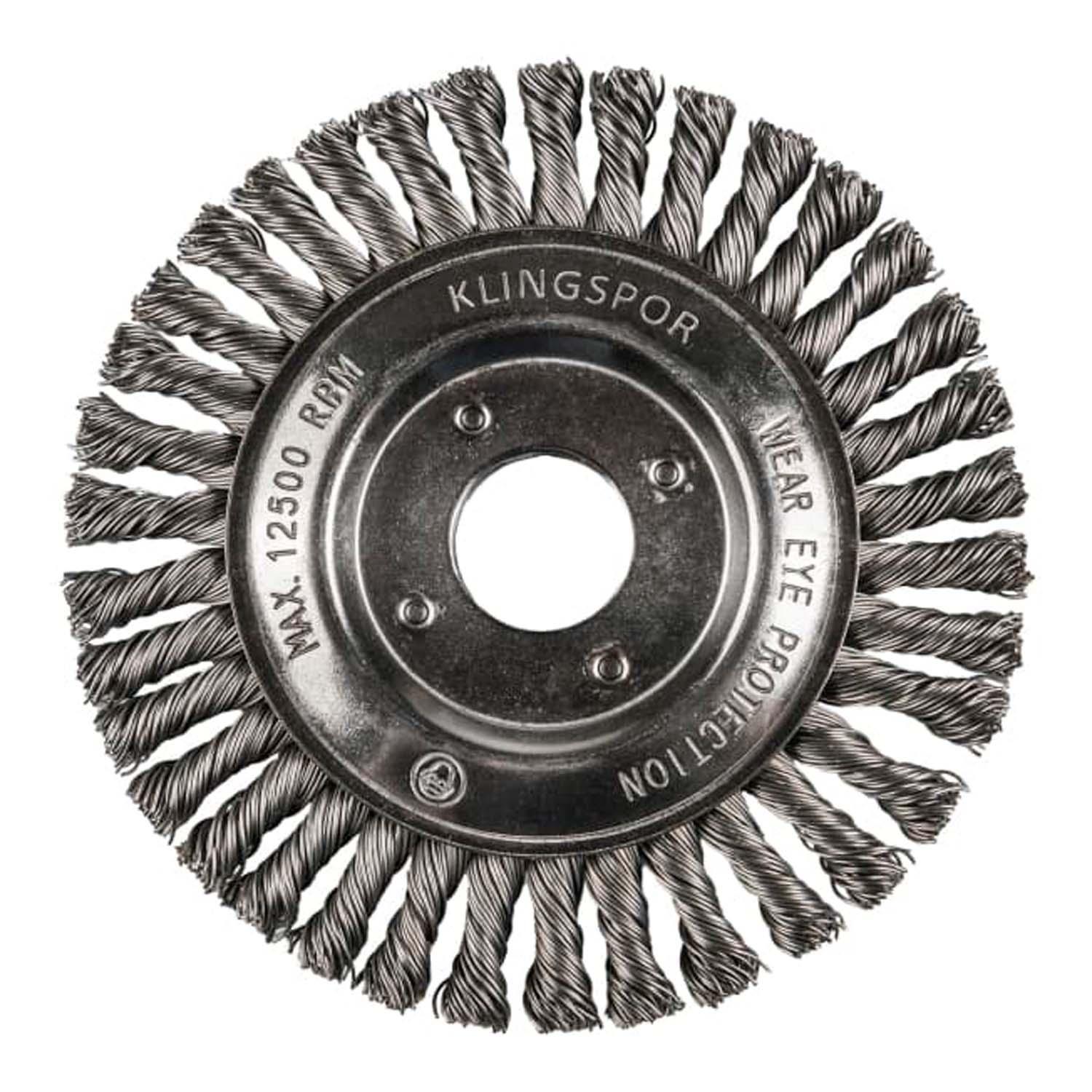 Grata Circular Trenzada BR600Z 115x6x22,23mm - Klingspor - Herram.cl