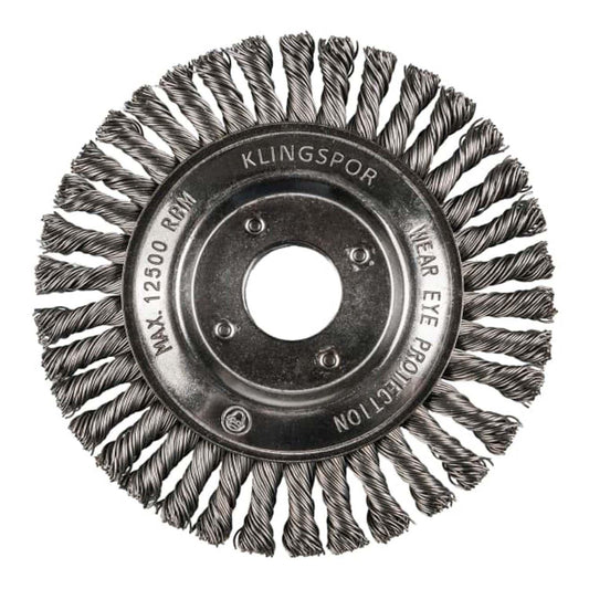 Grata Circular Trenzada BR600Z 115x6x22,23mm - Klingspor - Herram.cl