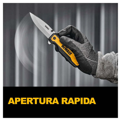 Navaja de bolsillo plegable Drop Point DeWalt DWHT10993 - Herram.cl