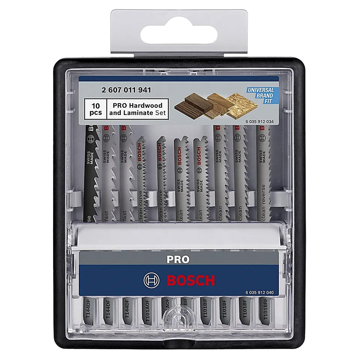 Set 10 Hojas Sierra Caladora Bosch Madera Dura Laminado - Herram.cl