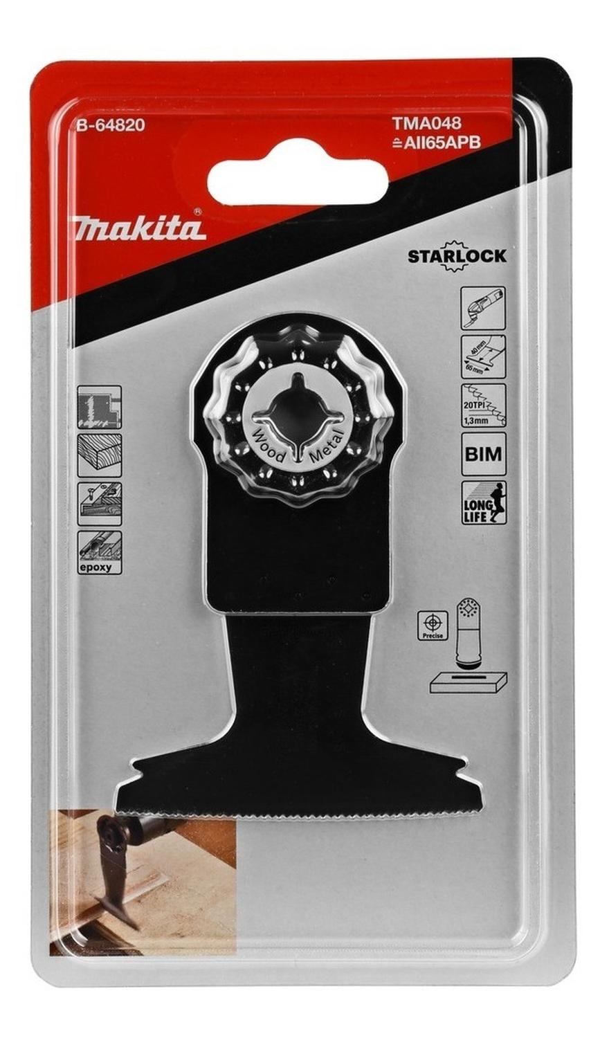 Hoja De Imersion 65x40mm Starlock Tma048 - Makita - Herram.cl