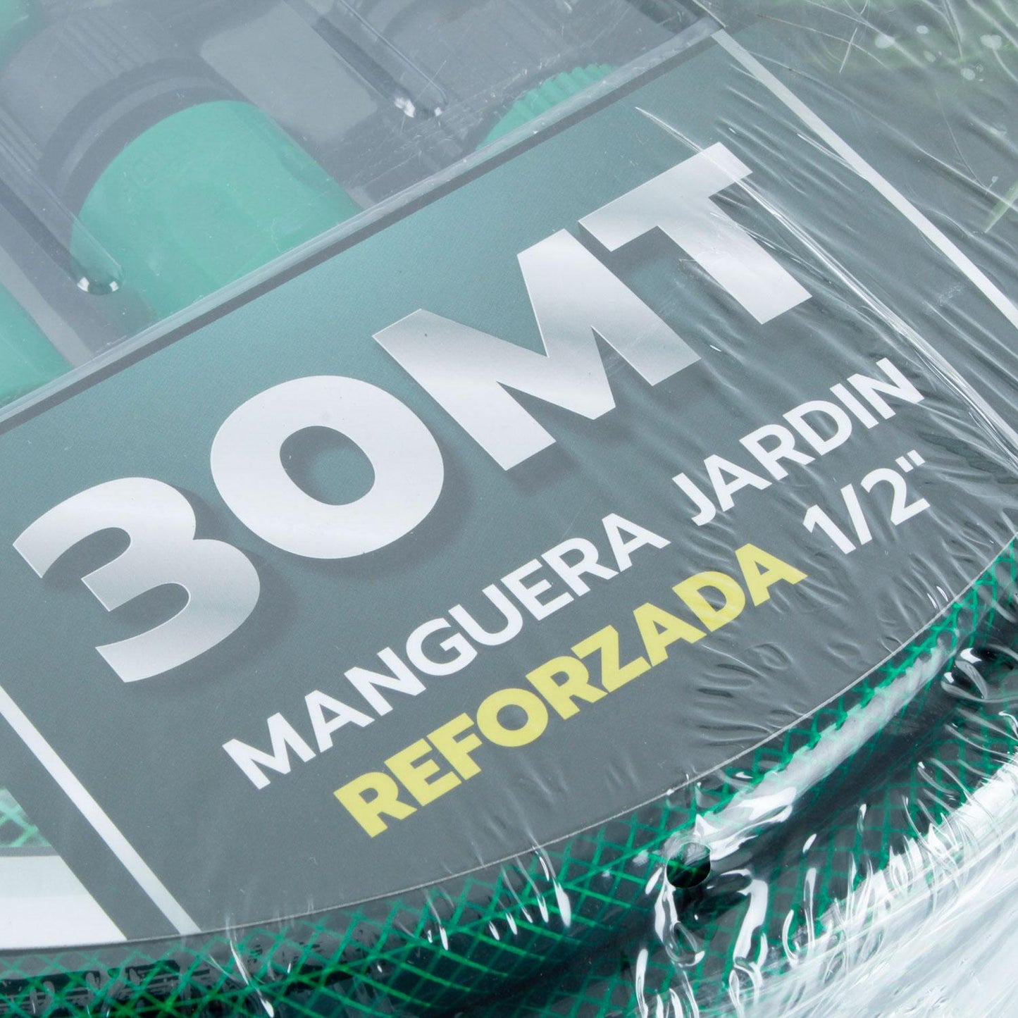 Manguera Jardín Reforzada 1/2''x30m + Accesorios - Everest - Herram.cl