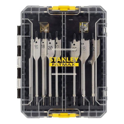 Set 8 Brocas Planas Madera FatMax 12-32mm - Stanley - Herram.cl