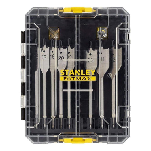 Set 8 Brocas Planas Madera FatMax 12-32mm - Stanley - Herram.cl