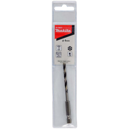 Broca Para Madera 4x90mm (Toma Hex. 1/4'') - Makita - Herram.cl