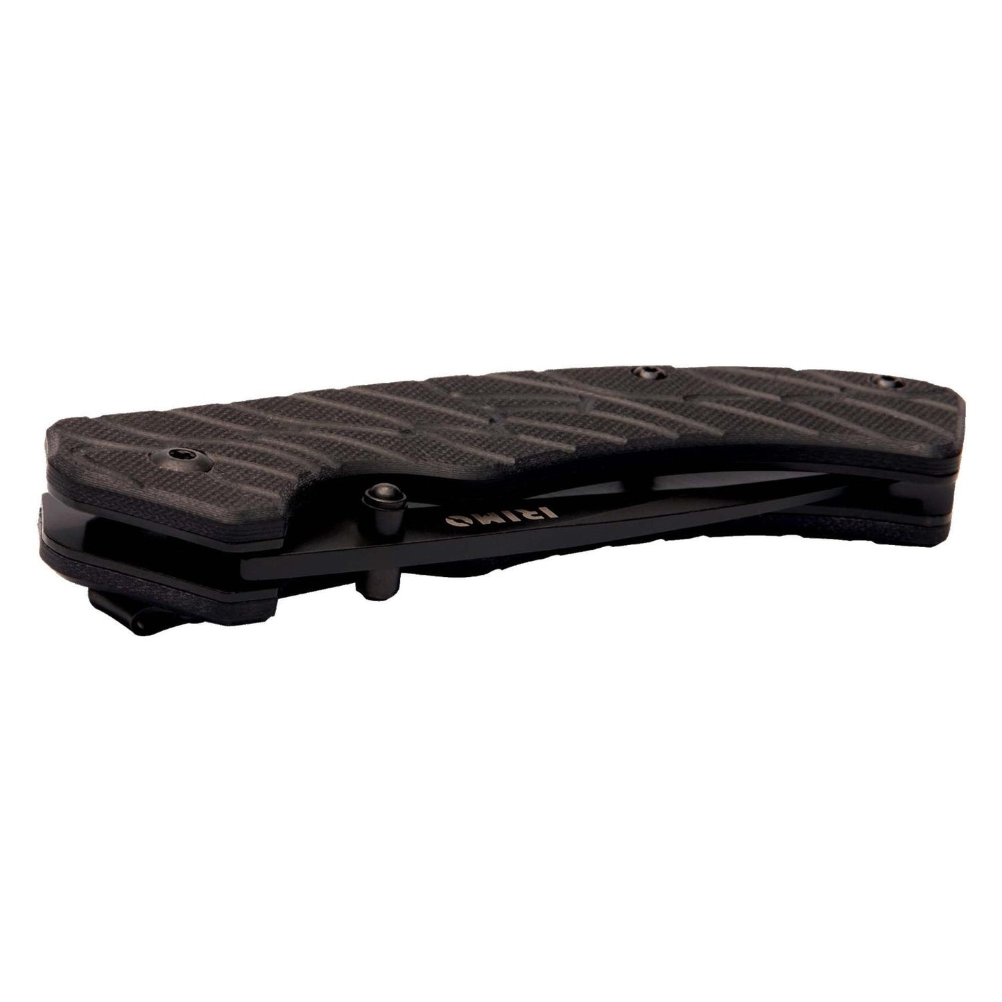 Navaja (acero negro) 190mm con gancho para cinturón - Irimo - Herram.cl