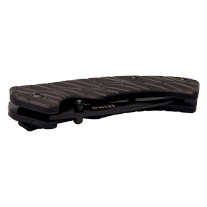 Navaja (acero negro) 190mm con gancho para cinturón - Irimo - Herram.cl