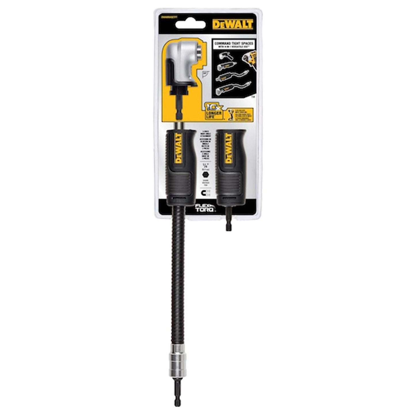 Adaptador Atornillador 90° Modular 4 En 1 FLEXTORQ - DeWALT - Herram.cl