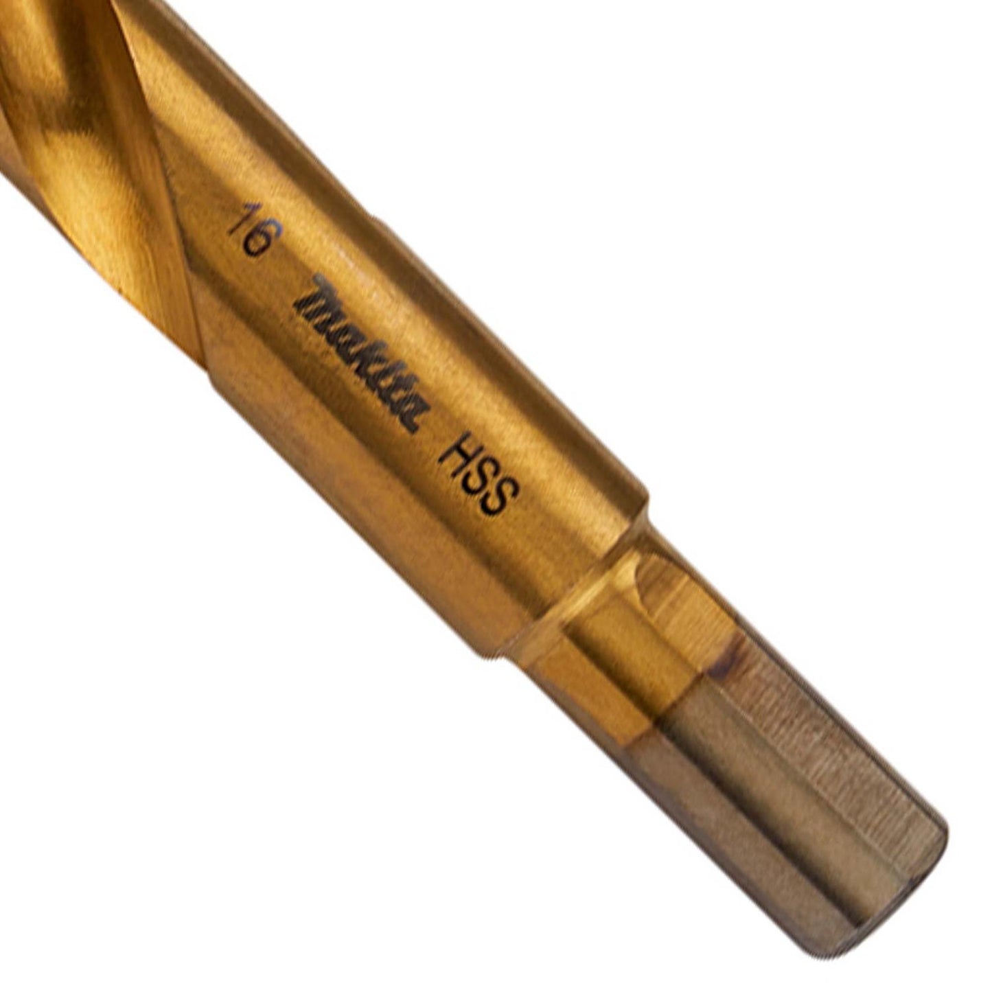 Broca para Metal HSS - TiN 16x178mm vástago reducido – Makita - Herram.cl