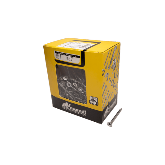 Tornillo Dry Rosca Mad Zn Crs  6 - 9 X 2''(200 U) - Mamut - Herram.cl