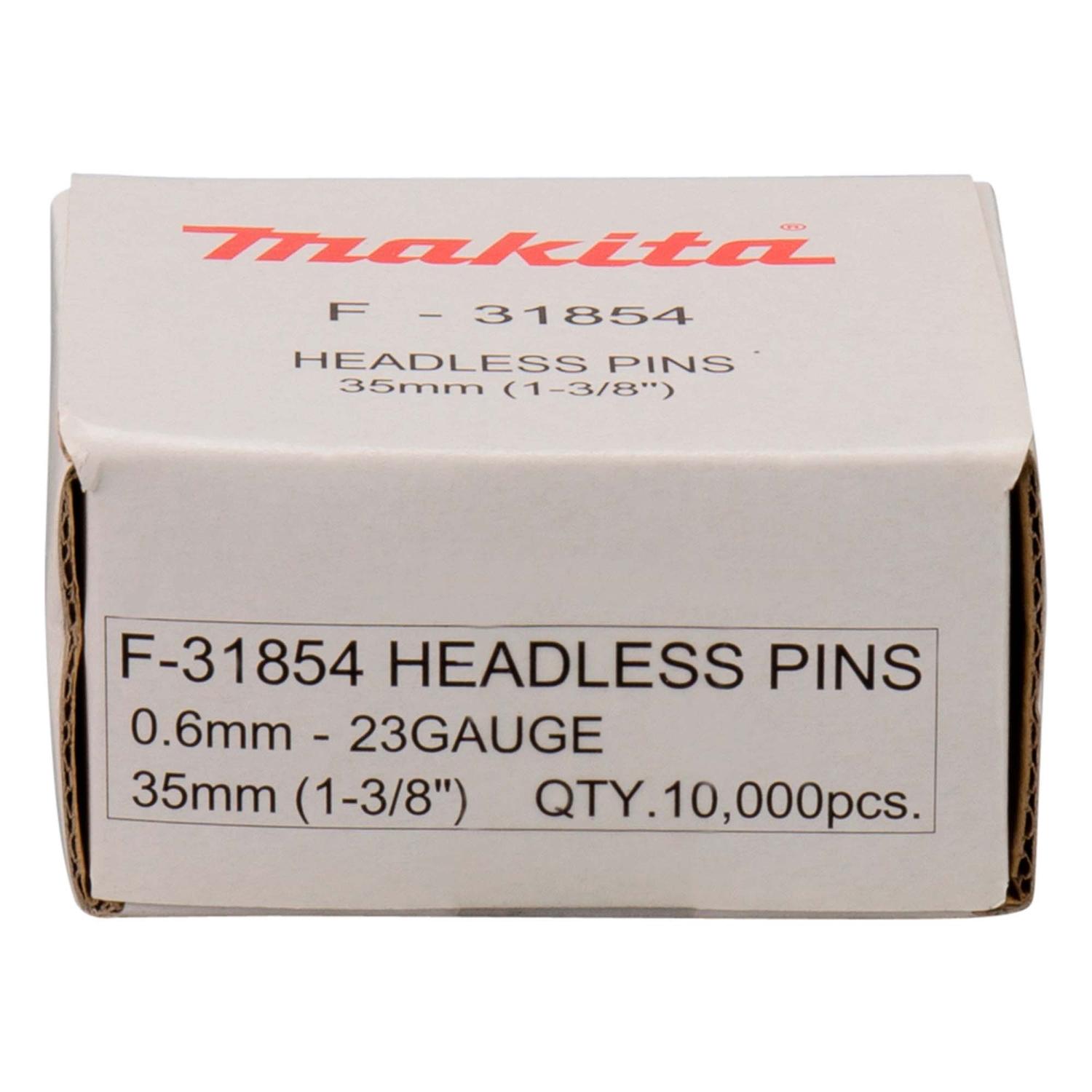 Clavos Puntas F35, Calibre 23 / 10.000 Unidades - Makita - Herram.cl
