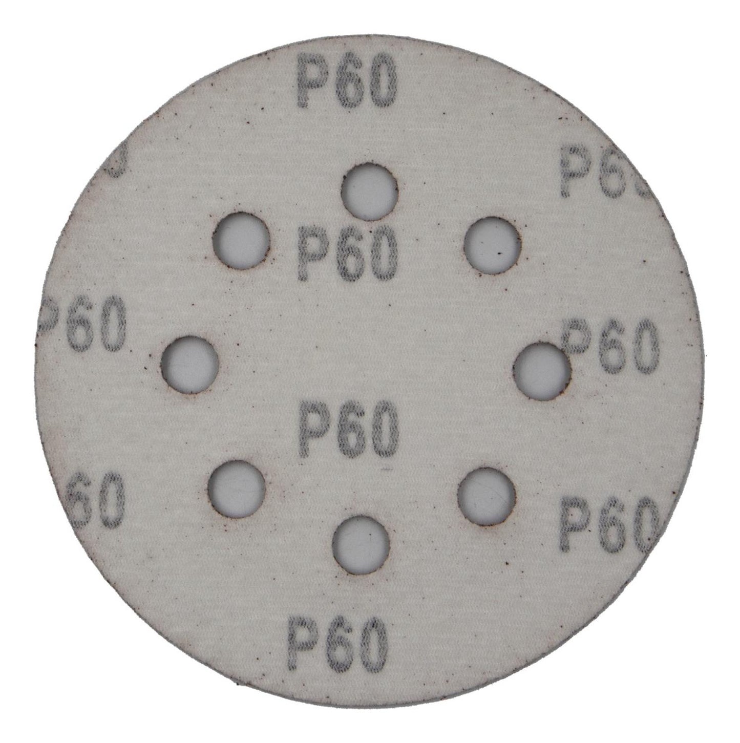 Pack 5 Discos De Lija Con Velcro 5'' (125mm) G60 - Nexxo - Herram.cl
