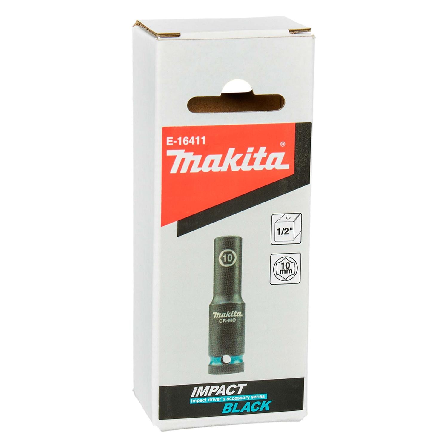 Dado de Impacto Largo 1/2'' 10mm Impact Black - Makita - Herram.cl