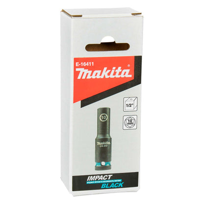 Dado de Impacto Largo 1/2'' 10mm Impact Black - Makita - Herram.cl