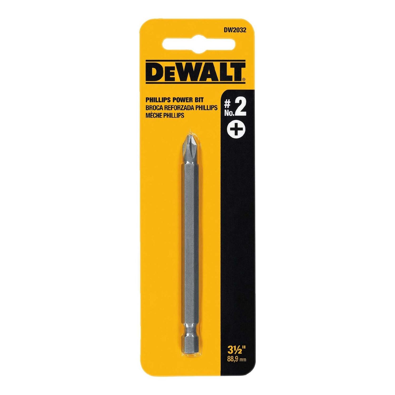 Punta de atornillar PH2x3,5'' (88,9mm) - DeWALT - Herram.cl