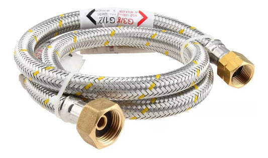 Flexible para gas HI - HI 3/8'' x 1/2'' 1M Bercatti - Herram.cl