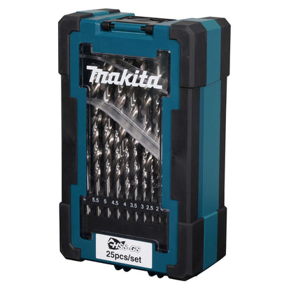 Set Brocas Para Metal HSS - GS (1 - 13mm) 25 Pzas - Makita - Herram.cl
