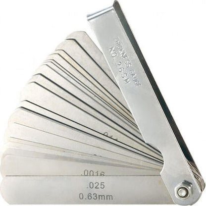 Calibrador Feeler o Galgas (0,04 - 0, 88mm) - Uyustools - Herram.cl