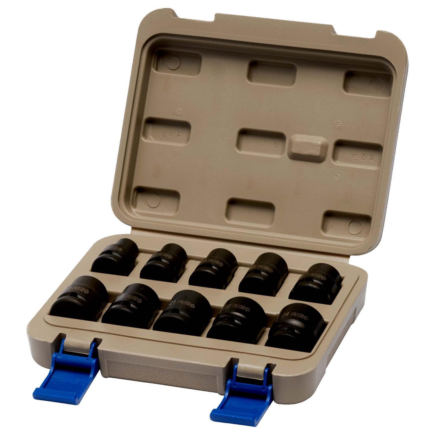 Juego de Dados de impacto 1/2'' (10 - 24mm) 10 Pzas - Irimo - Herram.cl