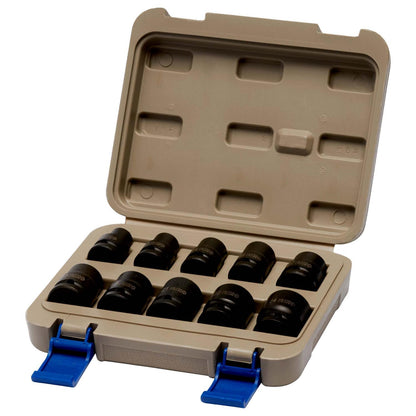 Juego de Dados de impacto 1/2'' (10 - 24mm) 10 Pzas - Irimo - Herram.cl