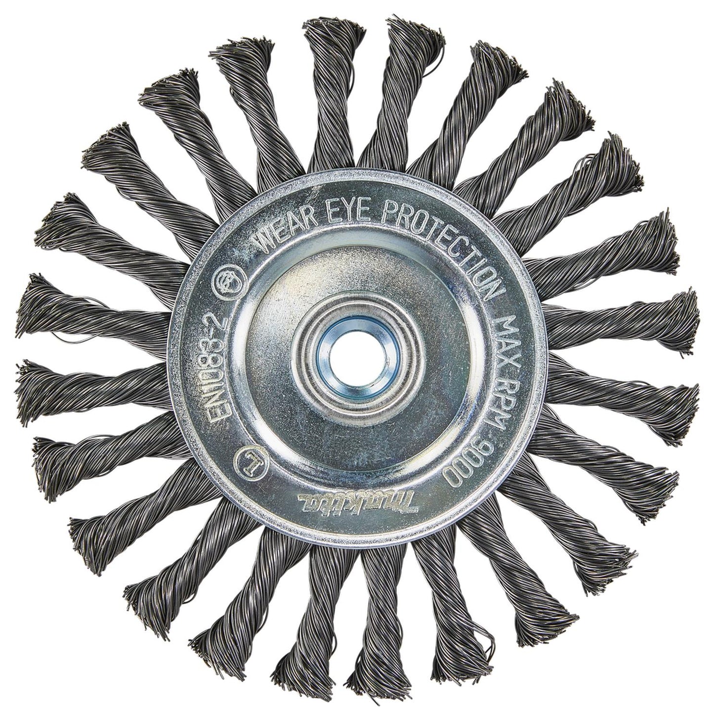 Grata Circular Plana Acero Trenzada 150x0,5mm / M14 - Makita - Herram.cl