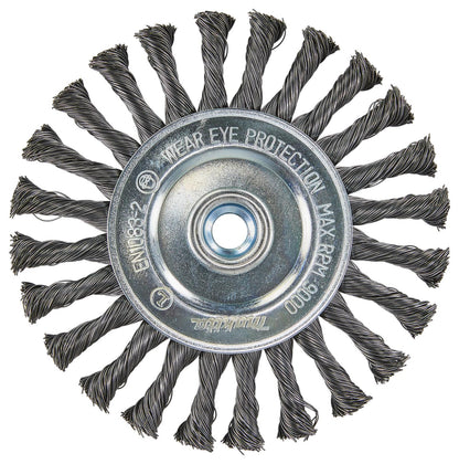 Grata Circular Plana Acero Trenzada 150x0,5mm / M14 - Makita - Herram.cl