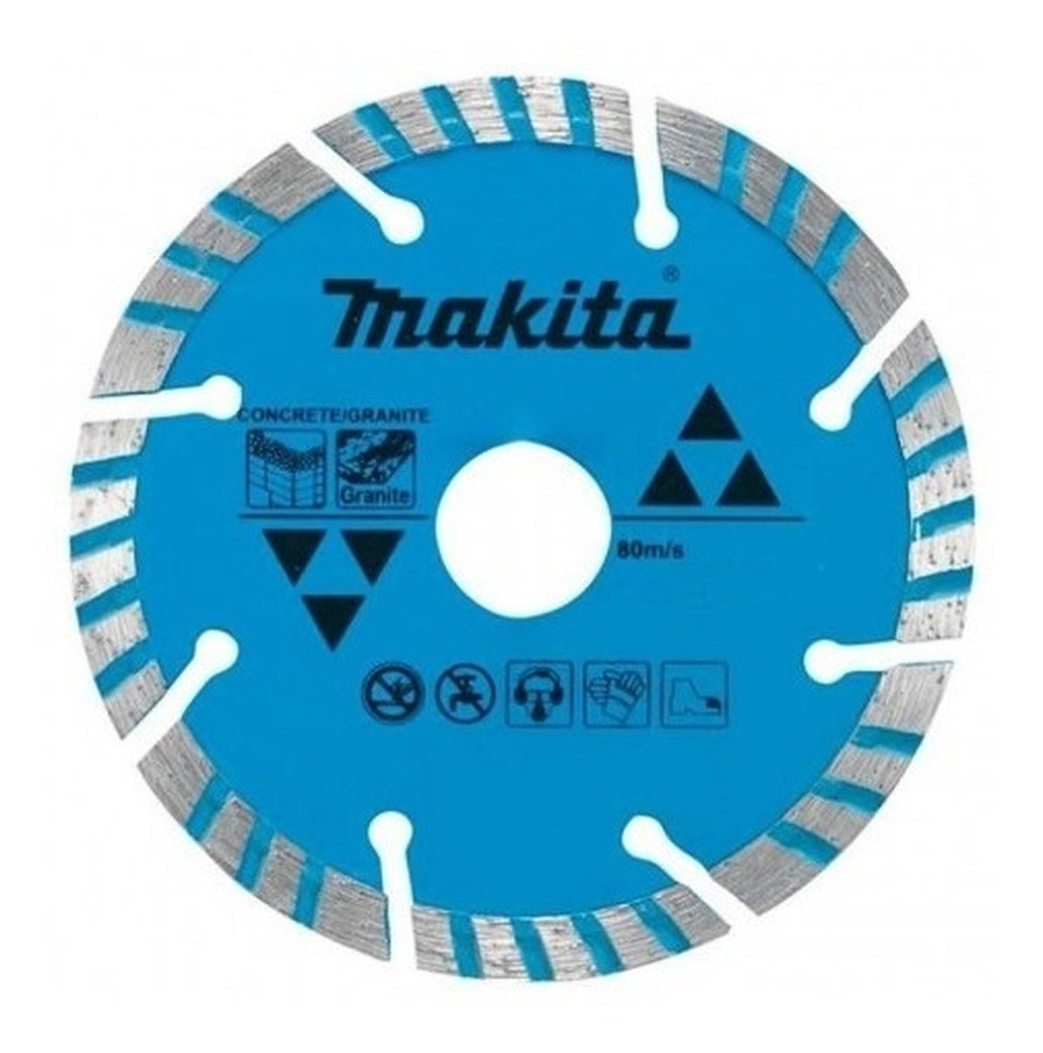 Disco Diamantado Turbo Seg. 115mm (4 1/2'') Concreto - Makita - Herram.cl