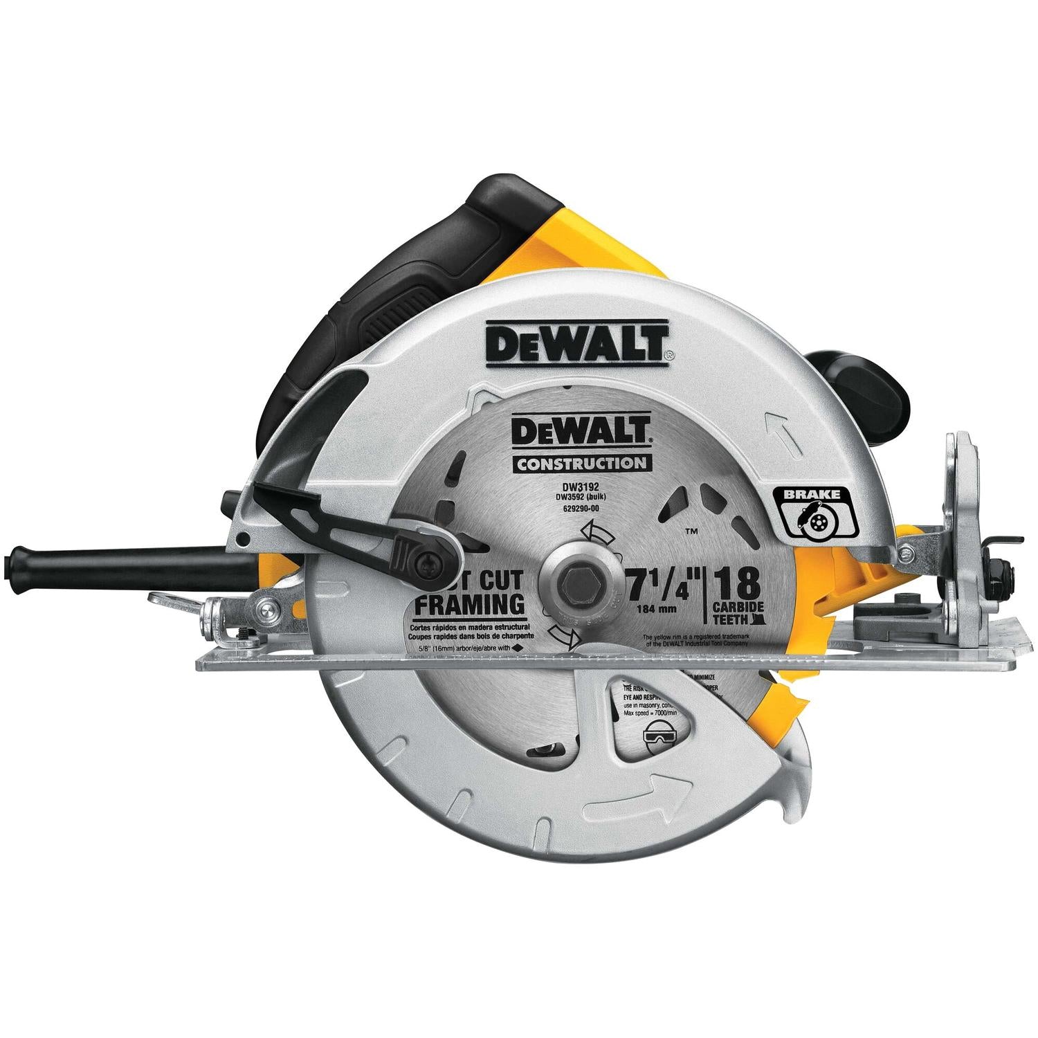 Sierra Circular 7 - 1/4'' 1.800 W DWE575K - DeWALT - Herram.cl